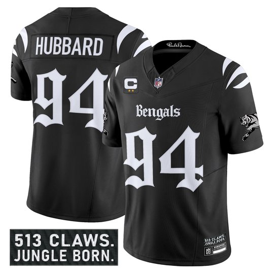 Men's Cincinnati Bengals 'Gothic Jungle Shadows Edition' Vapor Limited Jersey - All Stitched