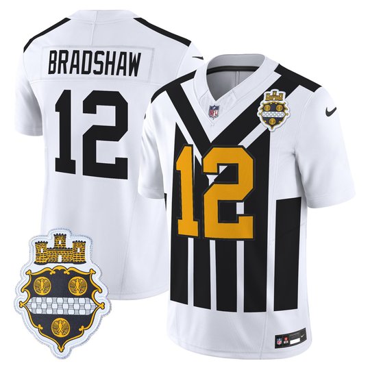 Men's Pittsburgh Steelers 1933 Patch Throwback Vapor Limited Jersey - All Stitched