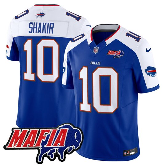 Men's Buffalo Bills 2026 Bills Mafia Patch Vapor Limited Jersey - All Stitched