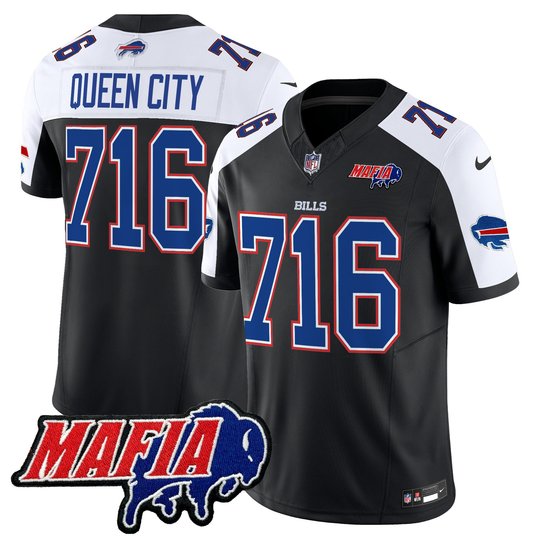 Men's Buffalo Bills 2026 Bills Mafia Patch Vapor Limited Jersey - All Stitched