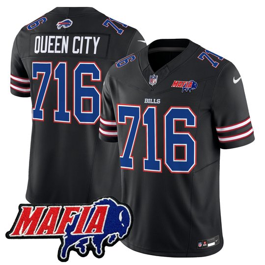 Men's Buffalo Bills 2026 Bills Mafia Patch Vapor Limited Jersey - All Stitched