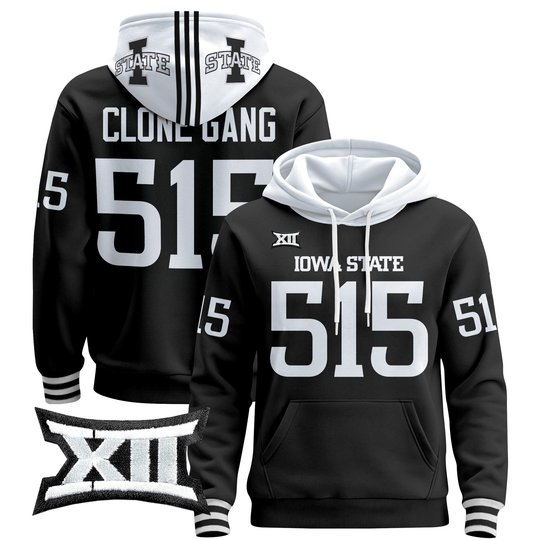 Men's Iowa State Cyclones 2025 Premium Pullover Hoodie - All Stitched