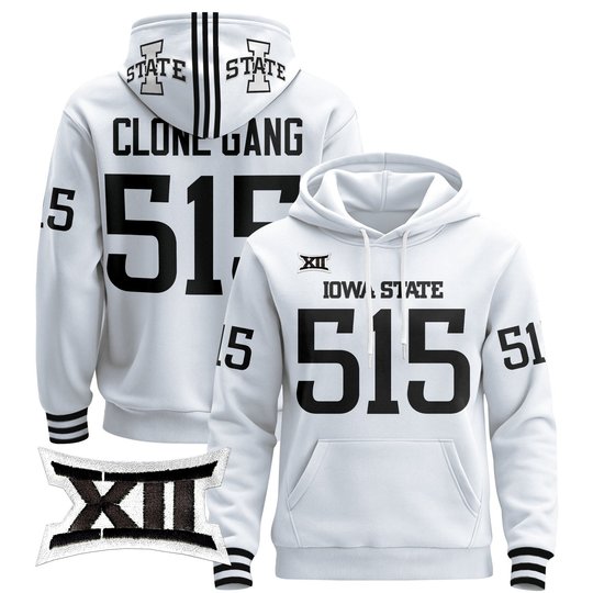 Men's Iowa State Cyclones 2025 Premium Pullover Hoodie - All Stitched