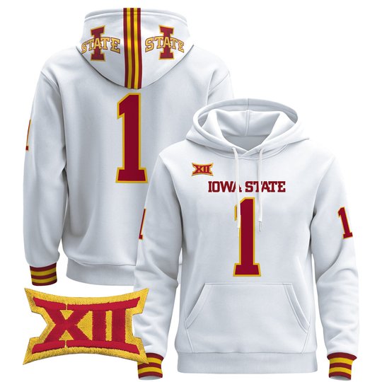 Men's Iowa State Cyclones 2025 Premium Pullover Hoodie - All Stitched