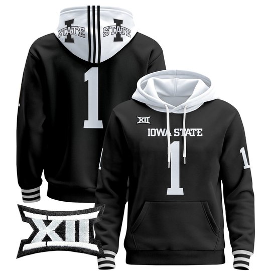Men's Iowa State Cyclones 2025 Premium Pullover Hoodie - All Stitched