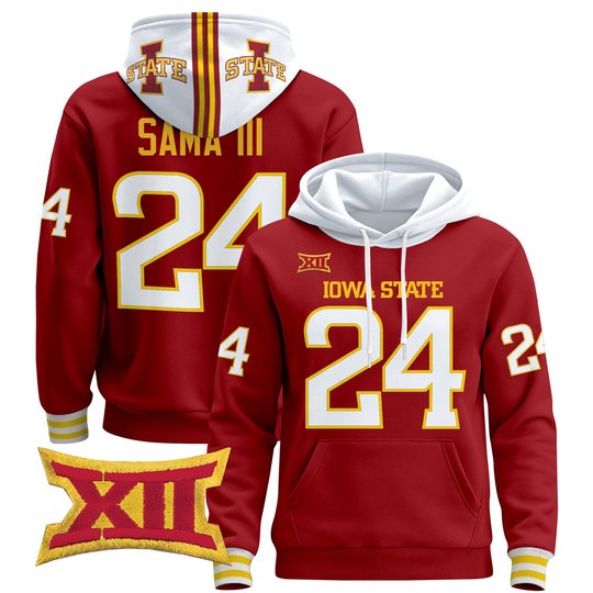 Men's Iowa State Cyclones 2025 Premium Pullover Hoodie - All Stitched