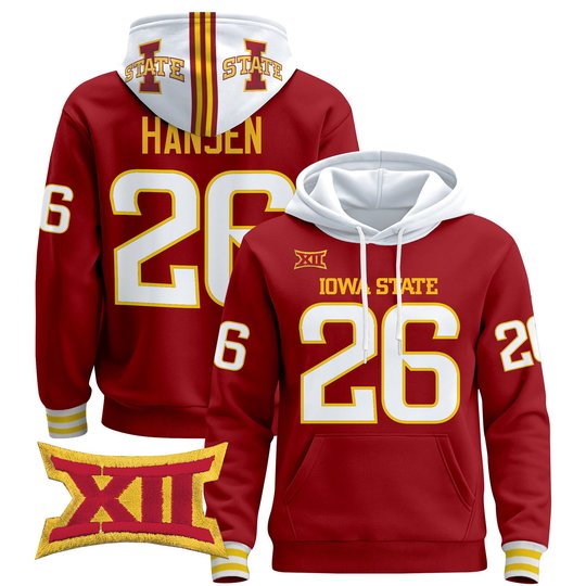Men's Iowa State Cyclones 2025 Premium Pullover Hoodie - All Stitched
