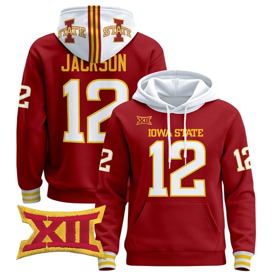 Men's Iowa State Cyclones 2025 Premium Pullover Hoodie - All Stitched