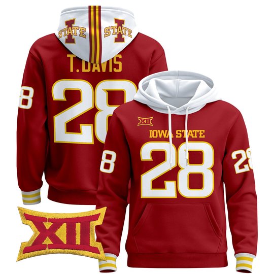 Men's Iowa State Cyclones 2025 Premium Pullover Hoodie - All Stitched