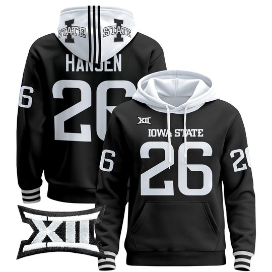 Men's Iowa State Cyclones 2025 Premium Pullover Hoodie - All Stitched