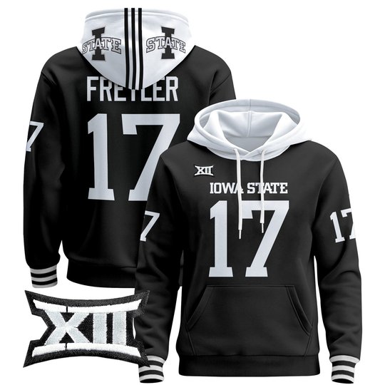 Men's Iowa State Cyclones 2025 Premium Pullover Hoodie - All Stitched