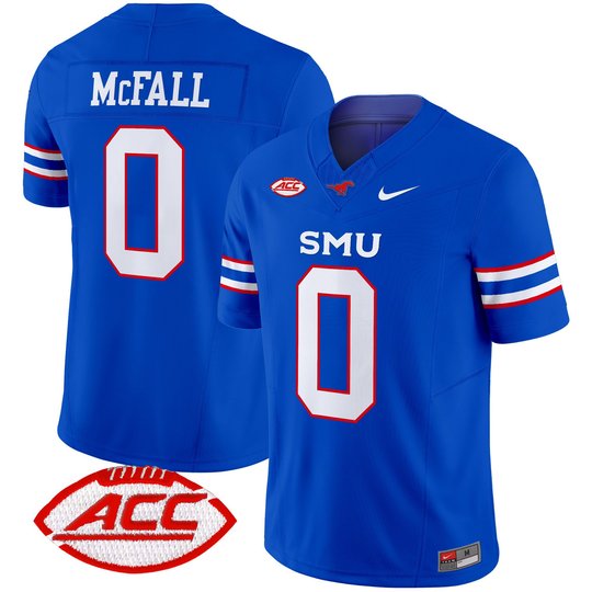 Men's SMU Mustangs 2025 Vapor Limited Jersey - All Stitched