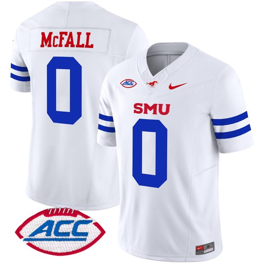 Men's SMU Mustangs 2025 Vapor Limited Jersey - All Stitched