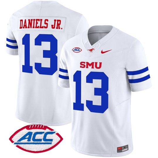 Men's SMU Mustangs 2025 Vapor Limited Jersey - All Stitched