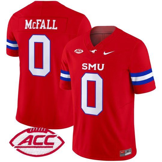 Men's SMU Mustangs 2025 Vapor Limited Jersey - All Stitched