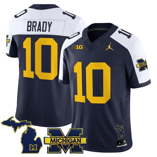 Men's Michigan Wolverines 2025 Vapor Limited Jersey V2 - All Stitched