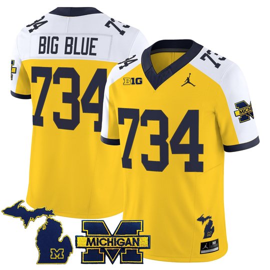 Men's Michigan Wolverines 2025 Vapor Limited Jersey V2 - All Stitched