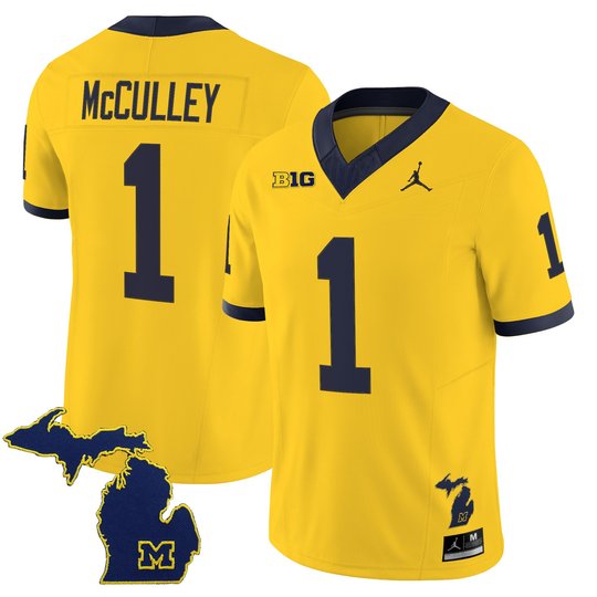 Men's Michigan Wolverines 2025 Vapor Limited Jersey V2 - All Stitched