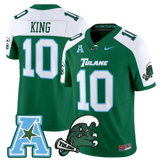 Men's Tulane Green Wave 2025 Vapor Limited Jersey - All Stitched