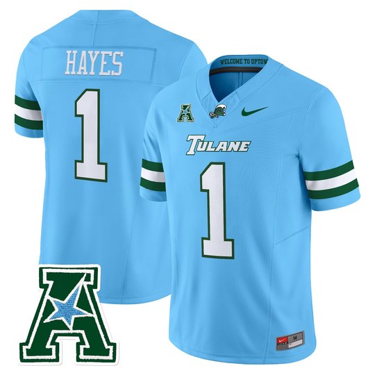 Men's Tulane Green Wave 2025 Vapor Limited Jersey - All Stitched