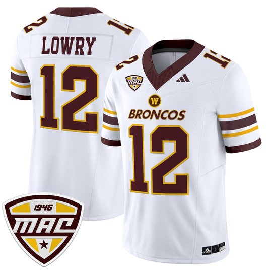 Men’s Western Michigan Broncos 2025 Vapor Limited Jersey - All stitched