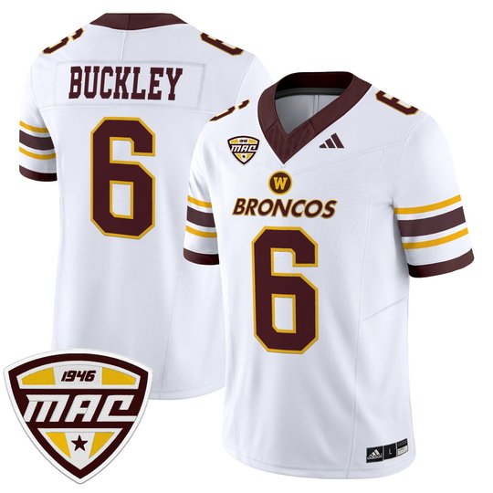 Men’s Western Michigan Broncos 2025 Vapor Limited Jersey - All stitched
