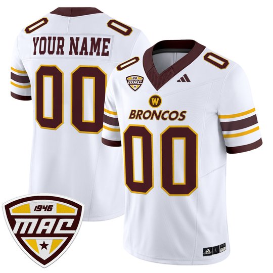Western Michigan Broncos 2025 Vapor Limited Custom Jersey - All stitched