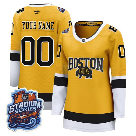 Boston Bruins 2026 Stadium Series Premium Custom Jersey - All Stitched