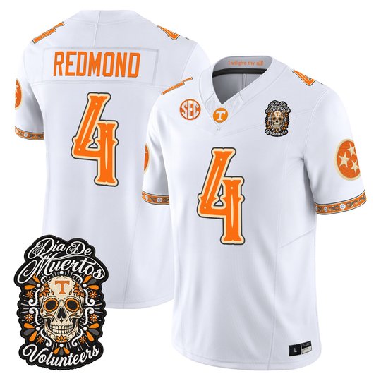 Men's Tennessee Volunteers Día de los Muertos Vapor Limited Jersey - All Stitched
