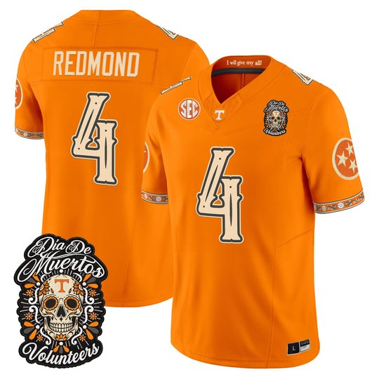 Men's Tennessee Volunteers Día de los Muertos Vapor Limited Jersey - All Stitched