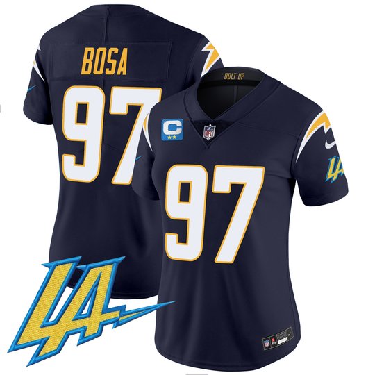 Women's Chargers Vapor Limited Jersey V2 - All Stitched
