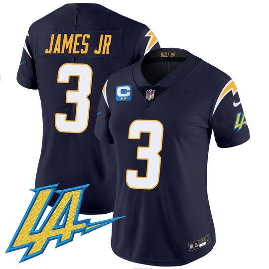Women's Chargers Vapor Limited Jersey V2 - All Stitched