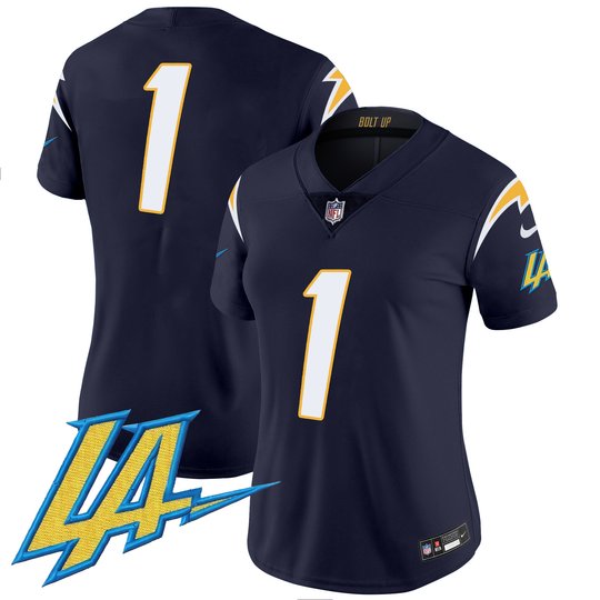 Women's Chargers Vapor Limited Jersey V2 - All Stitched