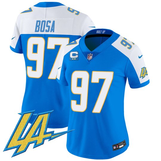Women's Chargers Vapor Limited Jersey V2 - All Stitched