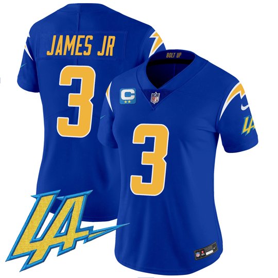 Women's Chargers Vapor Limited Jersey V2 - All Stitched