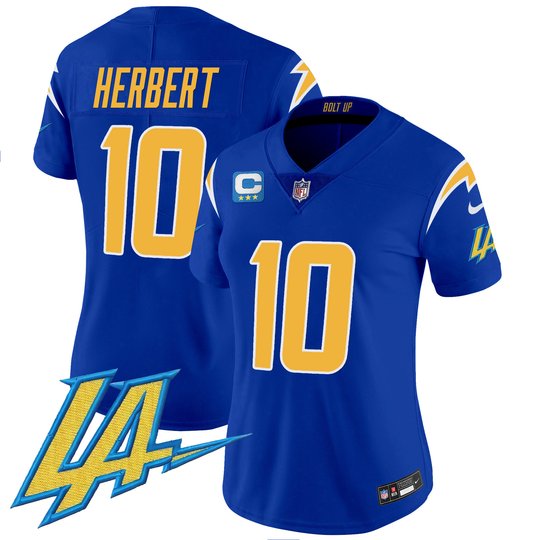 Women's Chargers Vapor Limited Jersey V2 - All Stitched