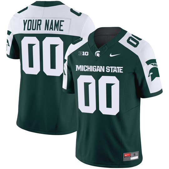 Michigan State Spartans Vapor Limited Custom Jersey - All Stitched