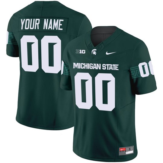 Michigan State Spartans Vapor Limited Custom Jersey - All Stitched