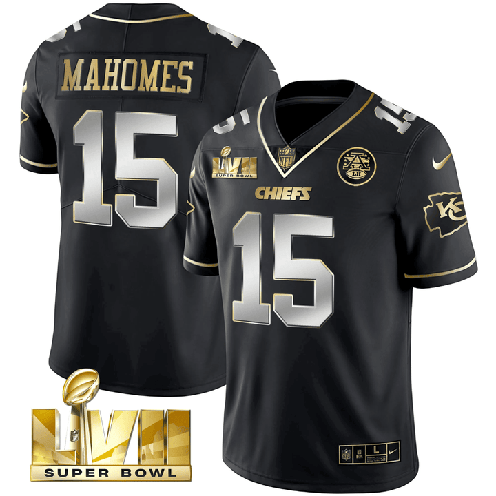 Youth's Chiefs Super Bowl Vapor Gold Jersey - All Stitched