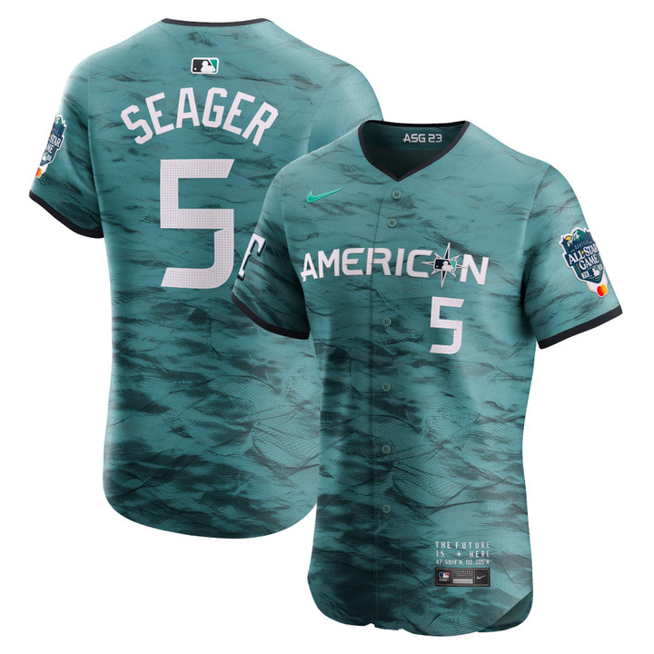 Men's American League 2023 All-Star Game Teal Jersey - All Stitched