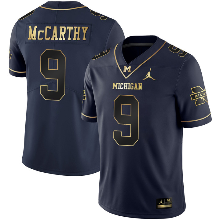 Men's Wolverines Gold & Silver Vapor Jersey - All Stitched