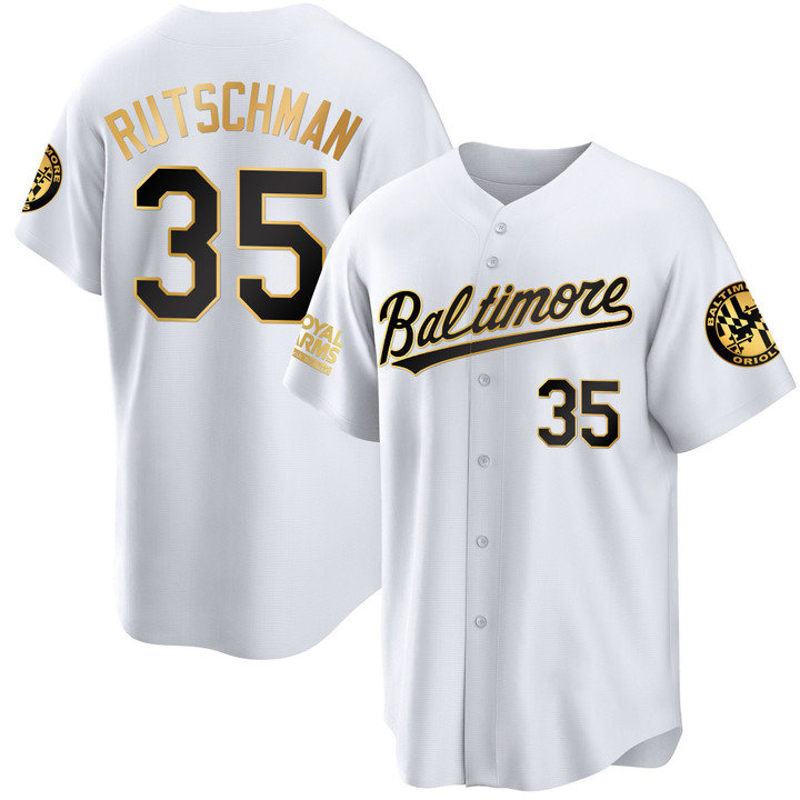 Men’s Baltimore Orioles 2023 Gold Cool Jersey – All Stitched