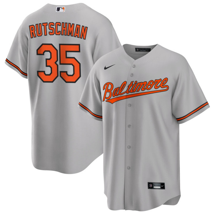 Adley Rutschman Baltimore Orioles Gray Jersey - All Stitched