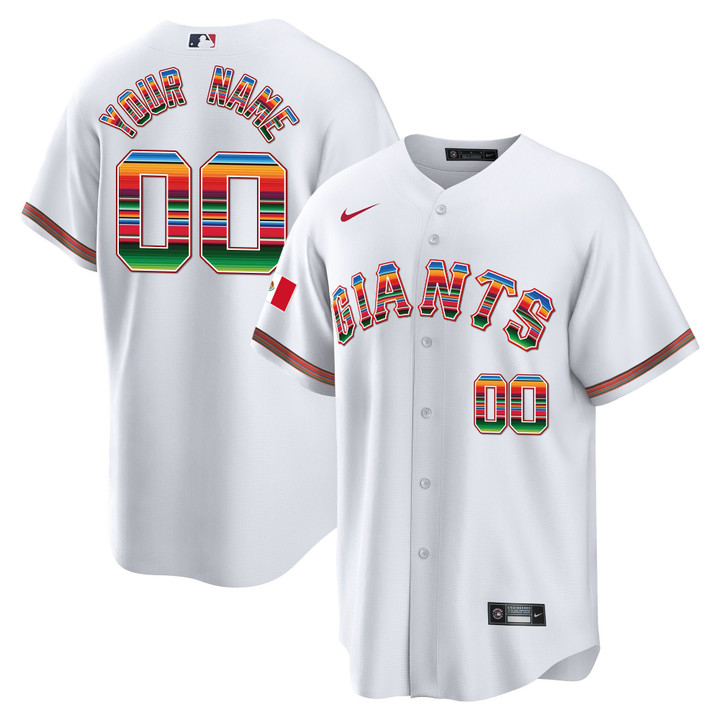 Giants Mexico Cool Base Limited Custom Jersey - All Stitched