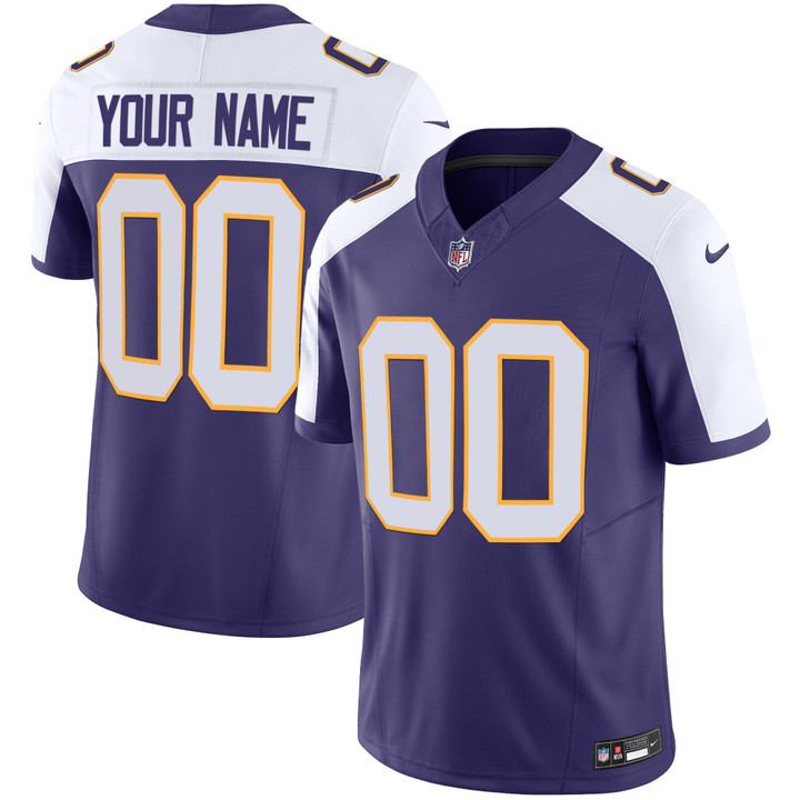 Vikings Classic Limited Custom Jersey - All Stitched
