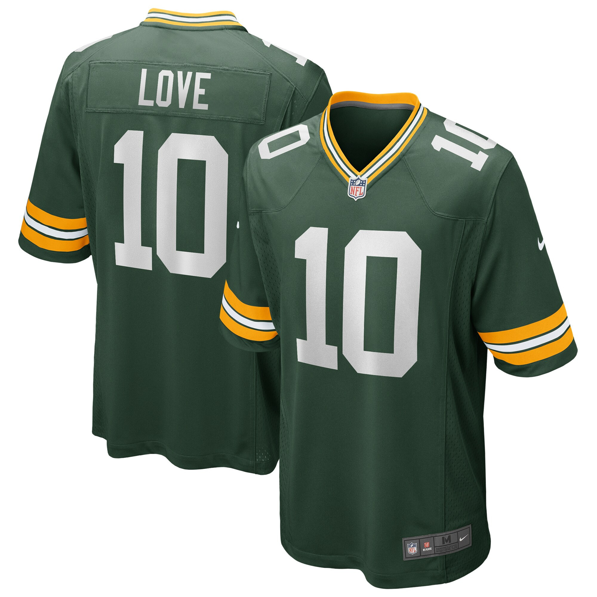 Jordan Love Green Bay Packers Green Jersey - All Stitched