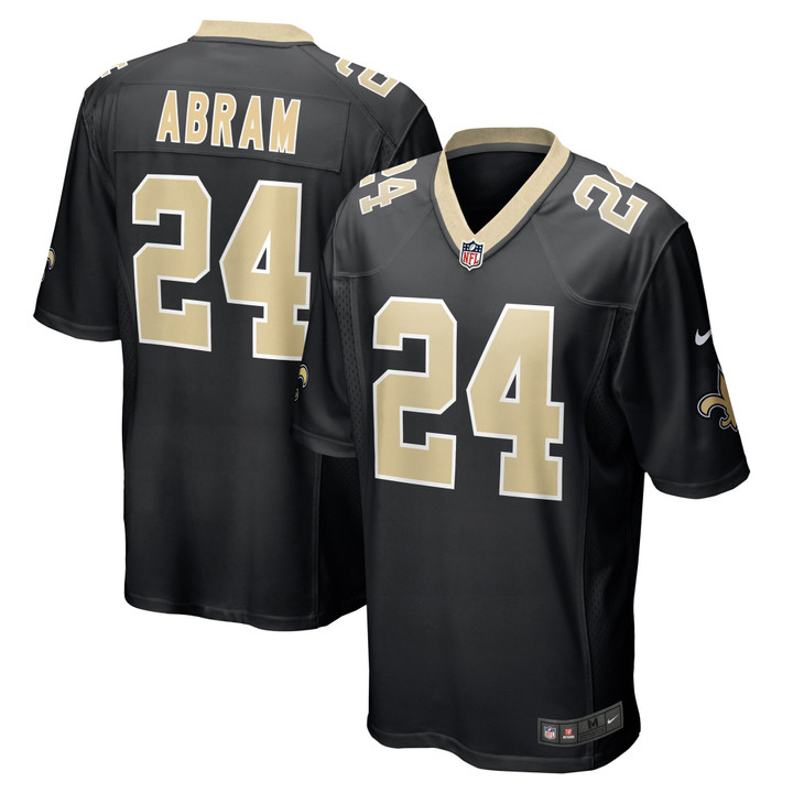 Johnathan Abram New Orleans Saints Black Jersey - All Stitched