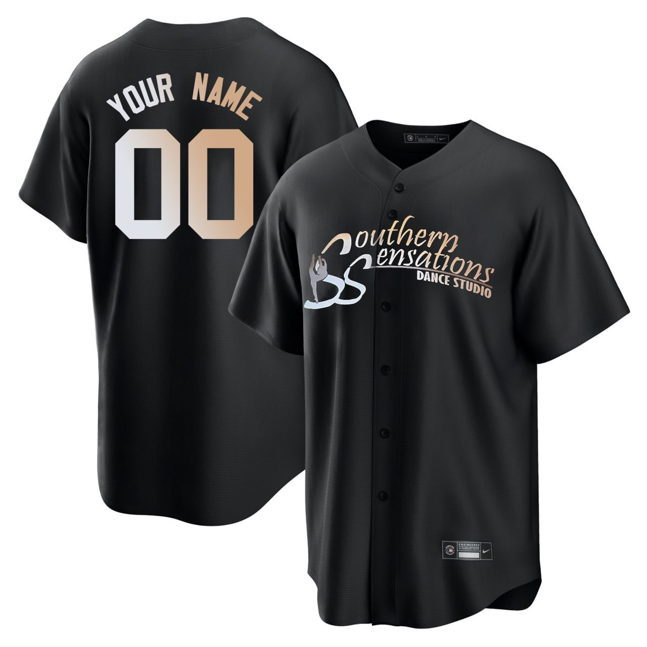 Southern Sensations Baseball Custom Jersey - All Stitched