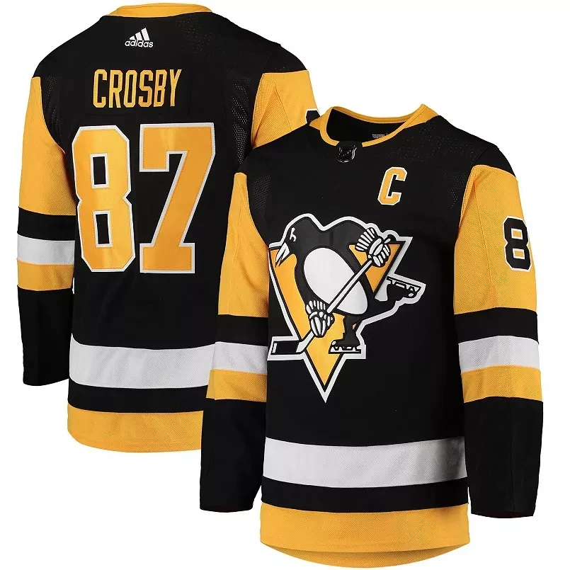 Sidney Crosby Pittsburgh Penguins Black Jersey - All Stitched