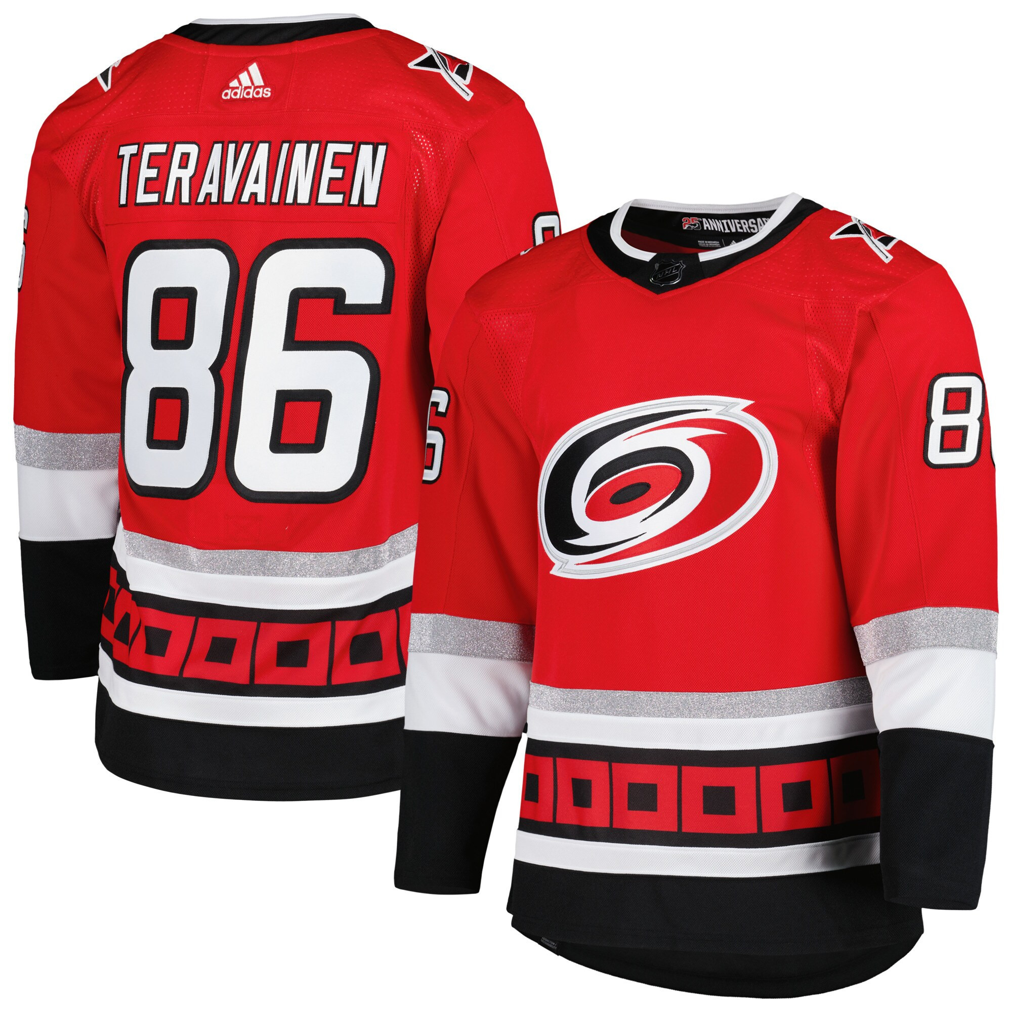 Teuvo Teravainen Carolina Hurricanes Red Jersey - All Stitched